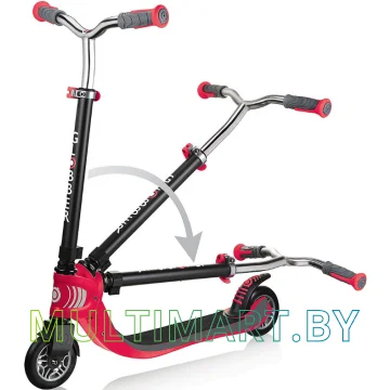 Самокат Globber Flow 125 Foldable (красный) картинка 2